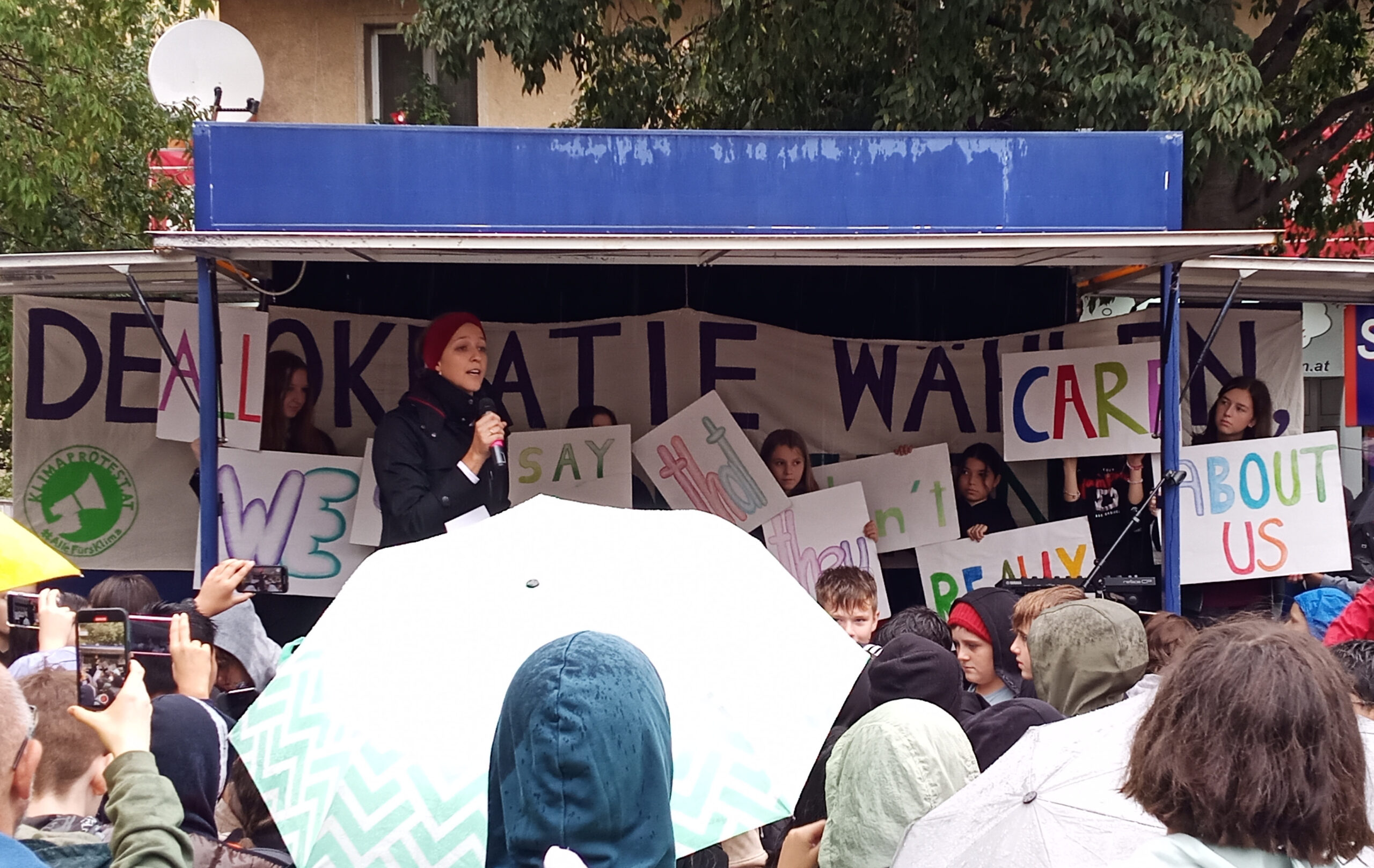 Klimaaktionstag 2024 bei der Meidlinger Bühne, Showact von Schüler*innen