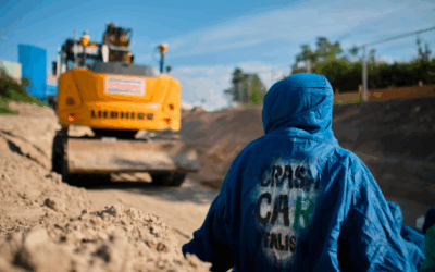 Politische Bildung in action: Lobauprotest-Besuch durch Schulklassen