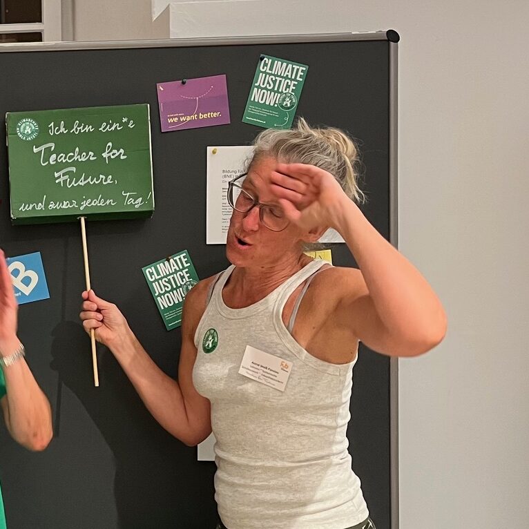 Astrid bei der BNE Sommerakademie 2025